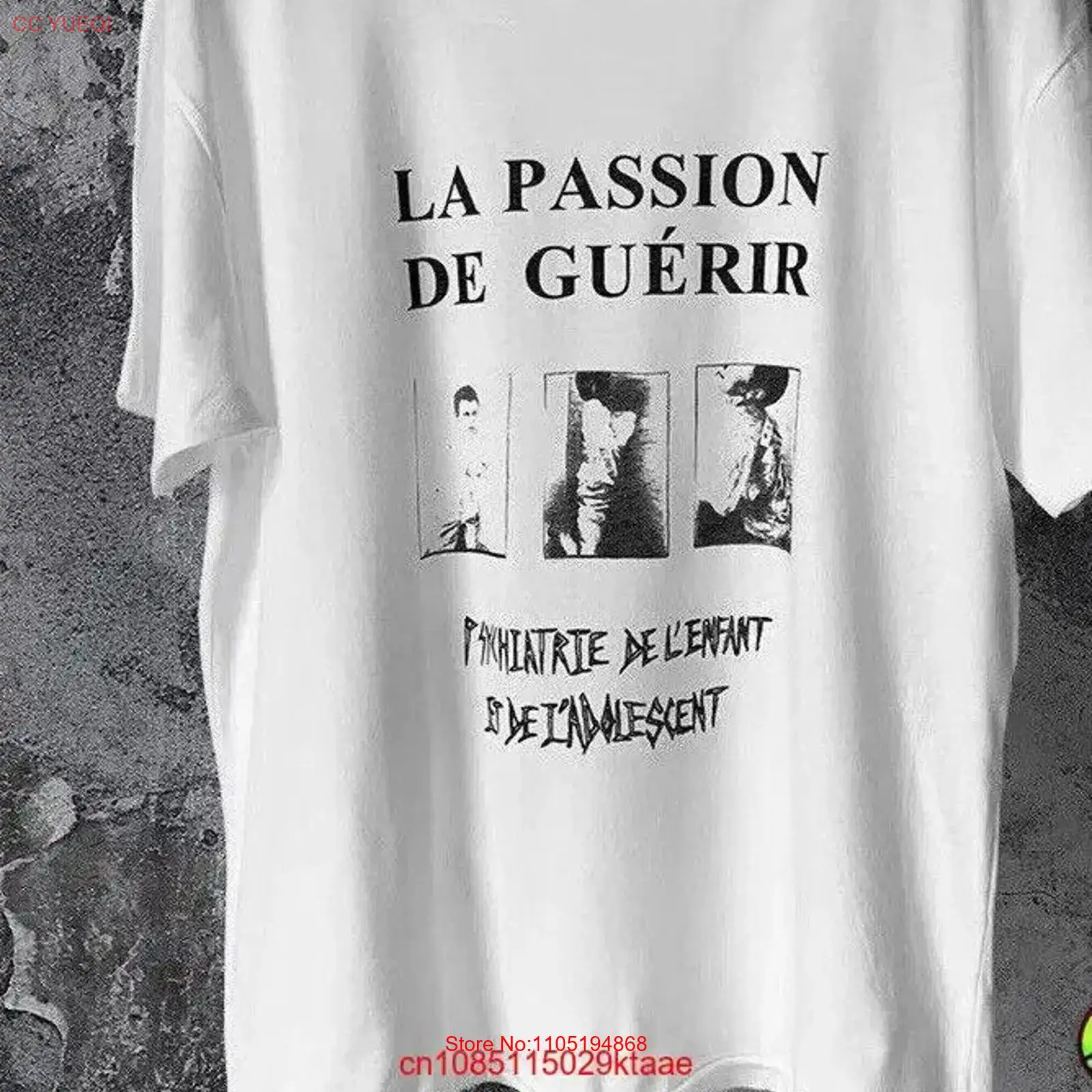 Vintage Fashion Jersey - エンファント・リッチーズ デプリメス 2024 ラ・パシオン・ドゥ・ゲリ メンズ オーバーサイズ