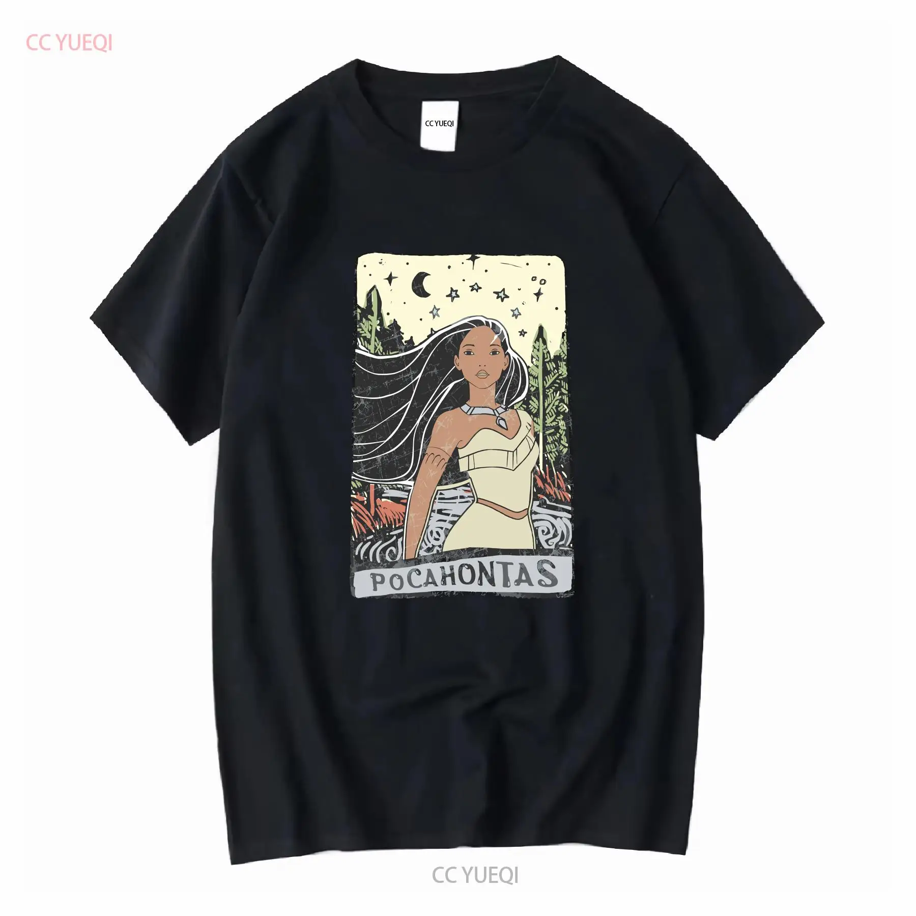 Vintage Fashion Jersey - ポカホンタス T シャツ サイズ コットン POC
