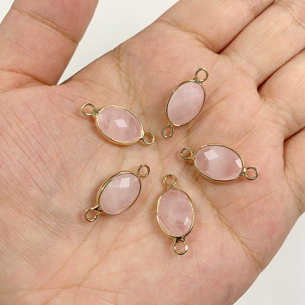 ファセット天然石ペンダント、タイガーアイクリスタル、ダブルホ - Vintage Fashion Online のレビューと価格