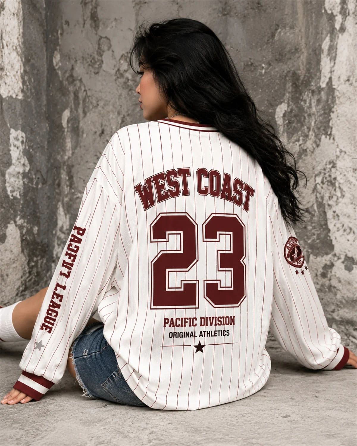 ウエストコースト23、野球ユニフォーム、レディース、長袖、ヴ - Vintage Fashion Jersey のレビューと価格