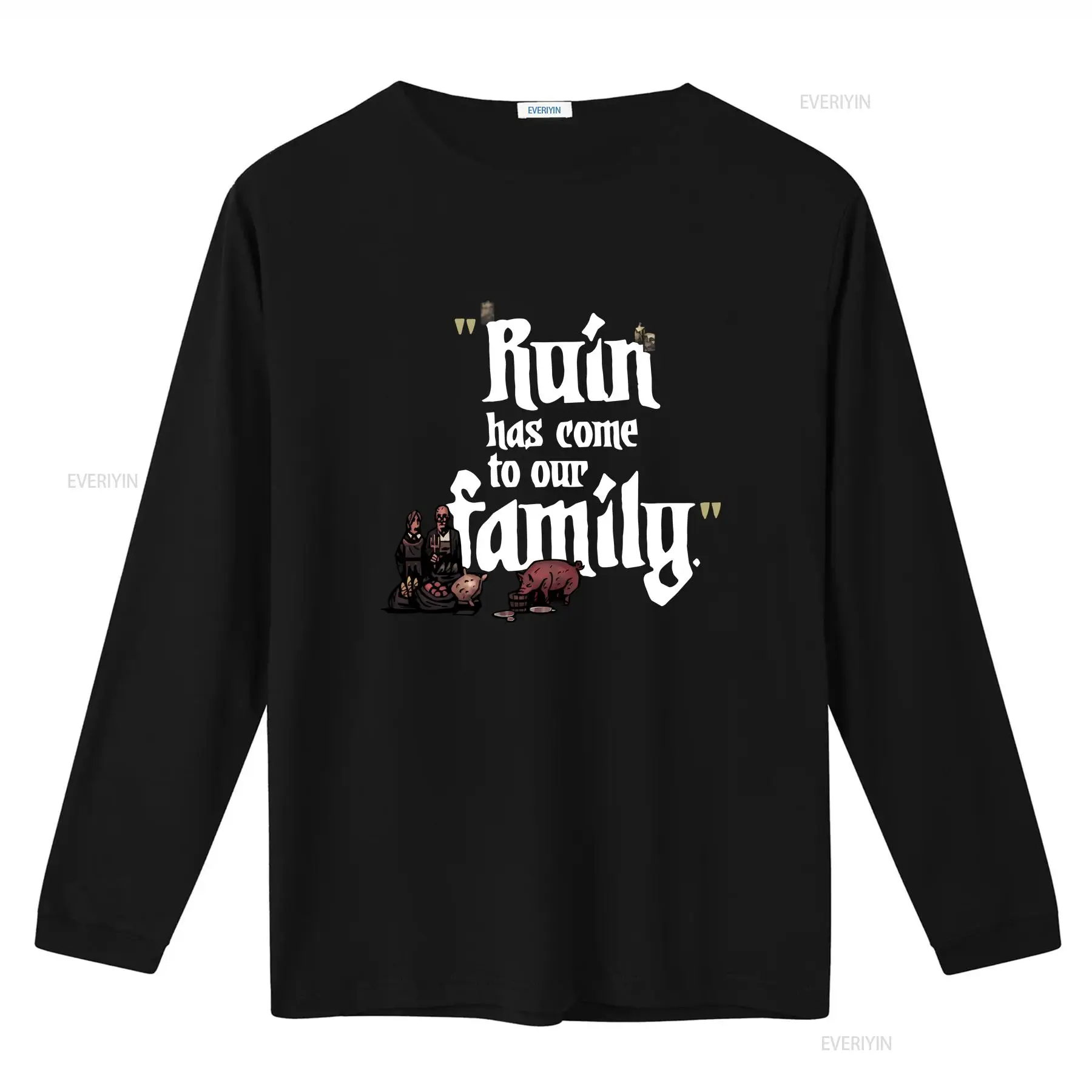 ダークレストダンジョンの名言をプリントしたTシャツ。破壊が我 - Vintage Fashion Quotes のレビューと価格